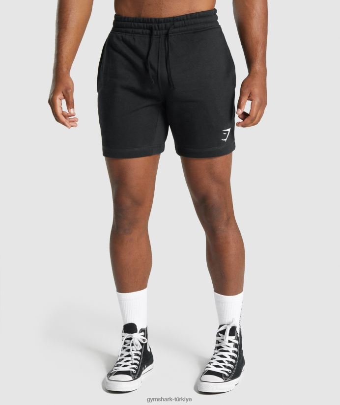 kret şort erkeklerGymshark siyah 02H048514