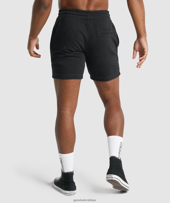 kret şort erkeklerGymshark siyah 02H048514