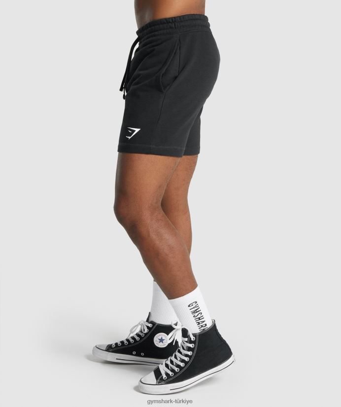 kret şort erkeklerGymshark siyah 02H048514