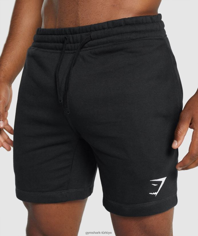 kret şort erkeklerGymshark siyah 02H048514