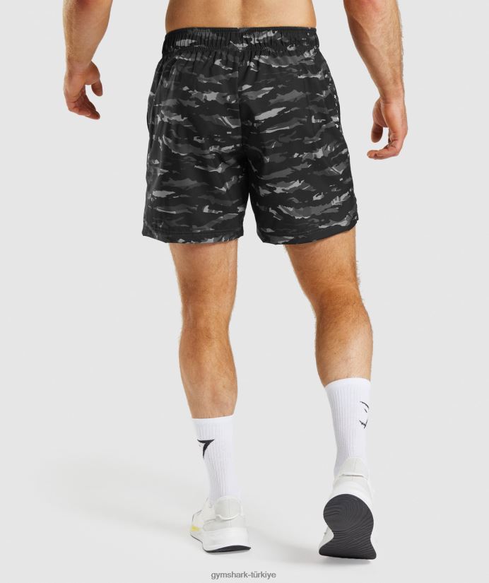 spor şortları erkeklerGymshark oniks grisi 02H048528