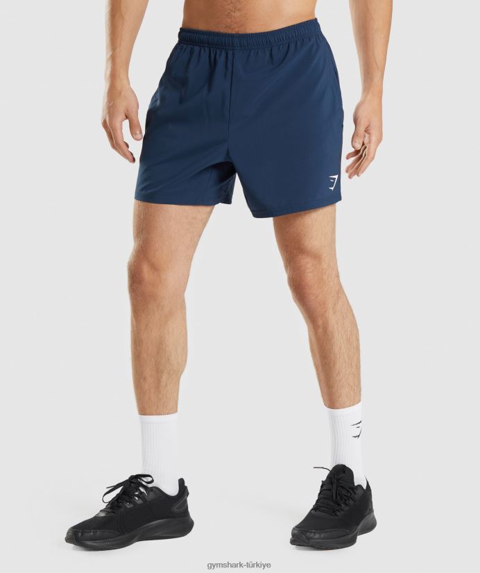varış 5 şort erkeklerGymshark Donanma 02H048556
