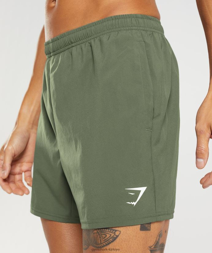 varış 5 şort erkeklerGymshark çekirdek zeytin 02H048517