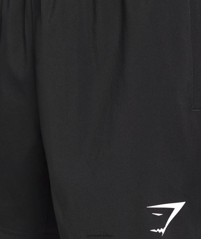 varış 5 şort erkeklerGymshark siyah 02H048509