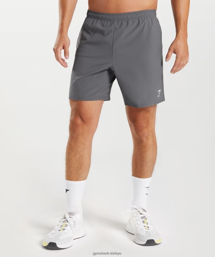varış 7 şort erkeklerGymshark siluet gri 02H048521