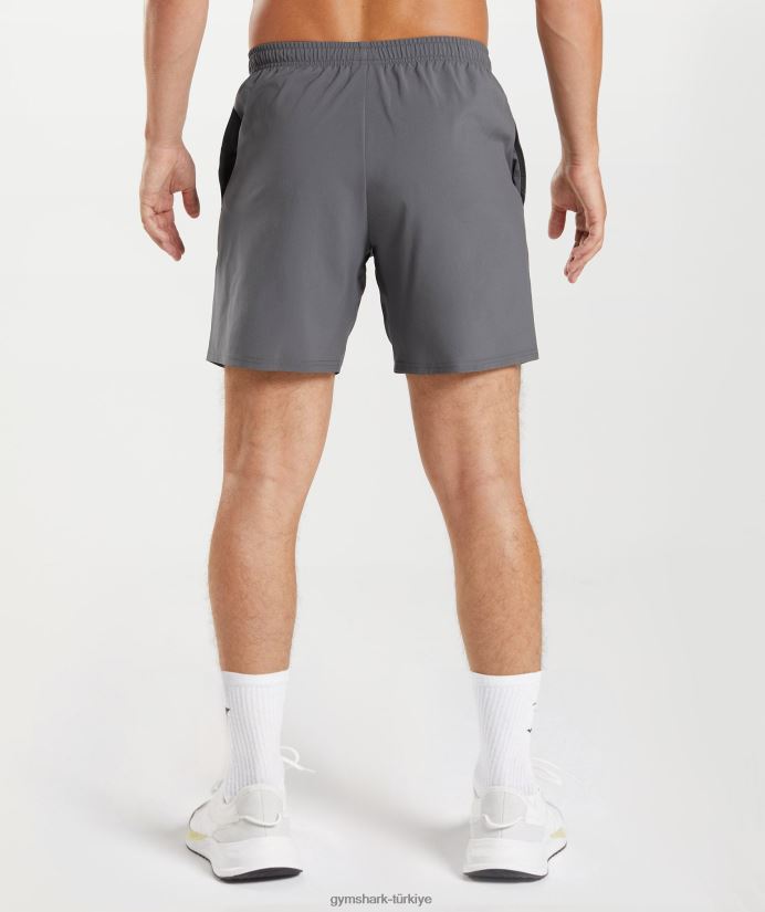varış 7 şort erkeklerGymshark siluet gri 02H048521