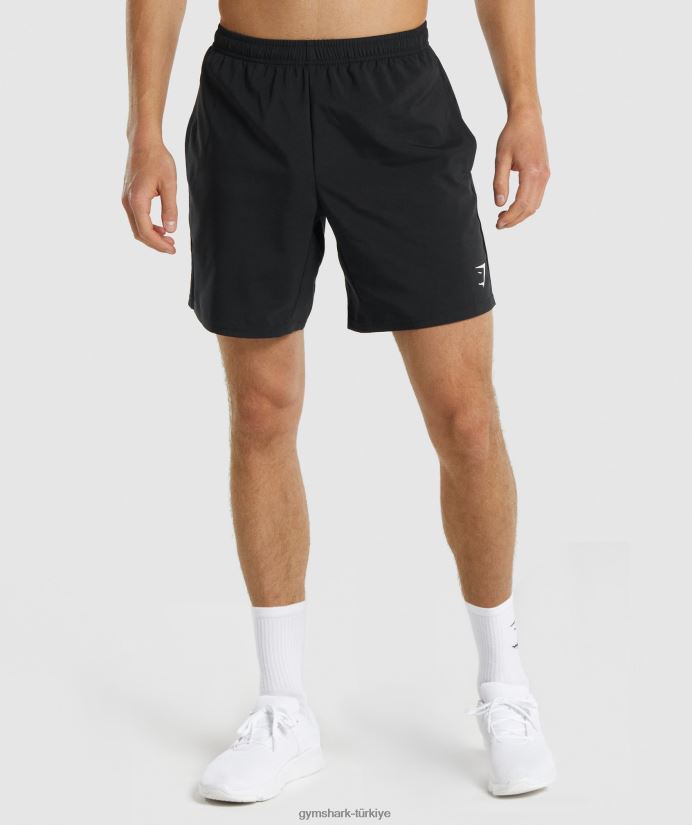 varış şort erkeklerGymshark siyah 02H048510