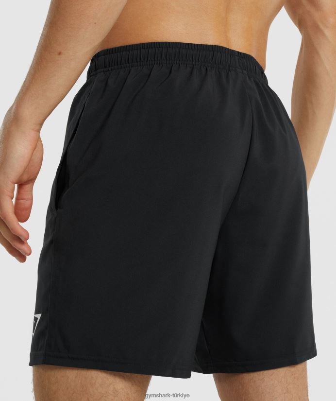 varış şort erkeklerGymshark siyah 02H048510