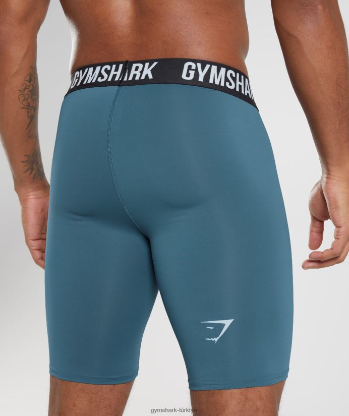 eleman içlik şortu erkeklerGymshark Toskana deniz mavisi 02H0481042