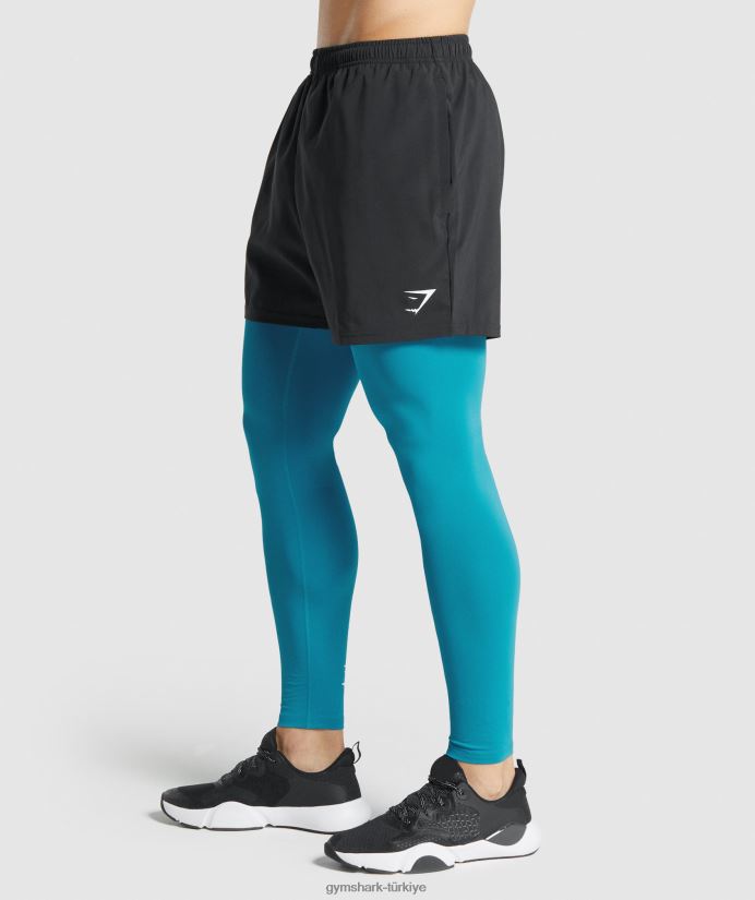 eleman taban katmanı taytları erkeklerGymshark mavi 02H0481043
