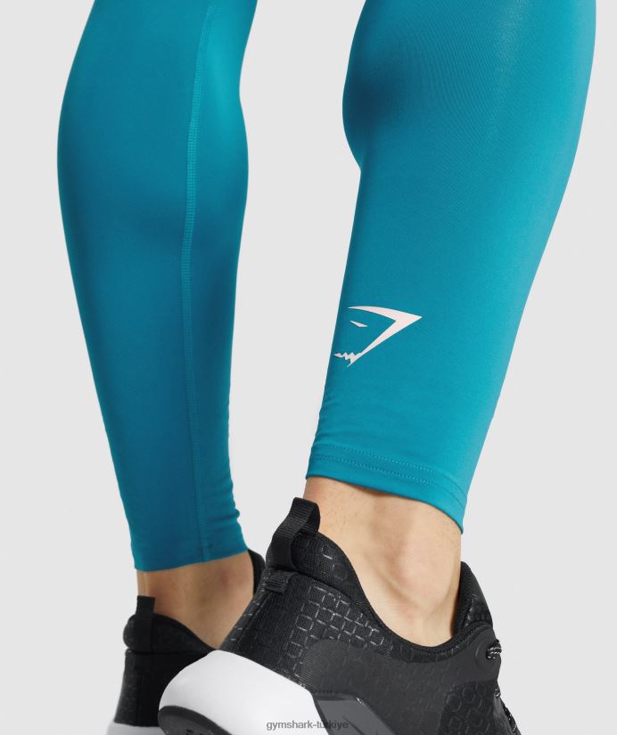 eleman taban katmanı taytları erkeklerGymshark mavi 02H0481043