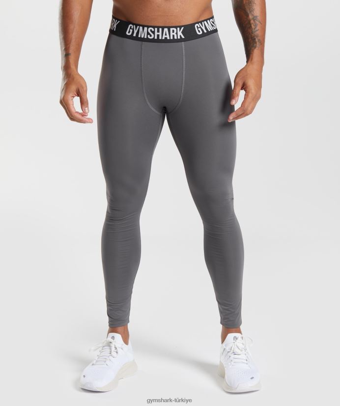 eleman taban katmanı taytları erkeklerGymshark siluet gri 02H0481032