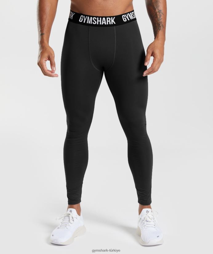 eleman taban katmanı taytları erkeklerGymshark siyah 02H0481028