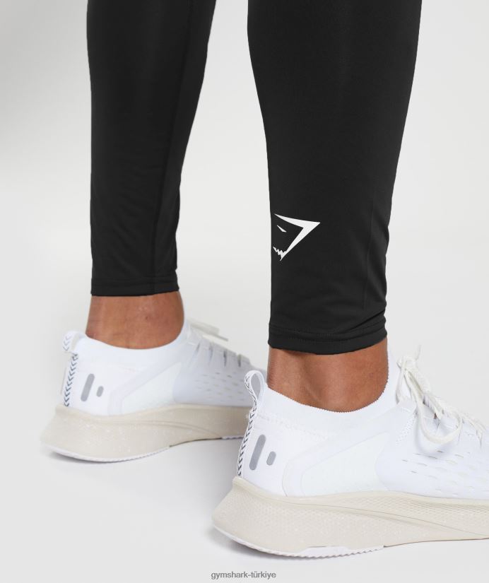 eleman taban katmanı taytları erkeklerGymshark siyah 02H0481028