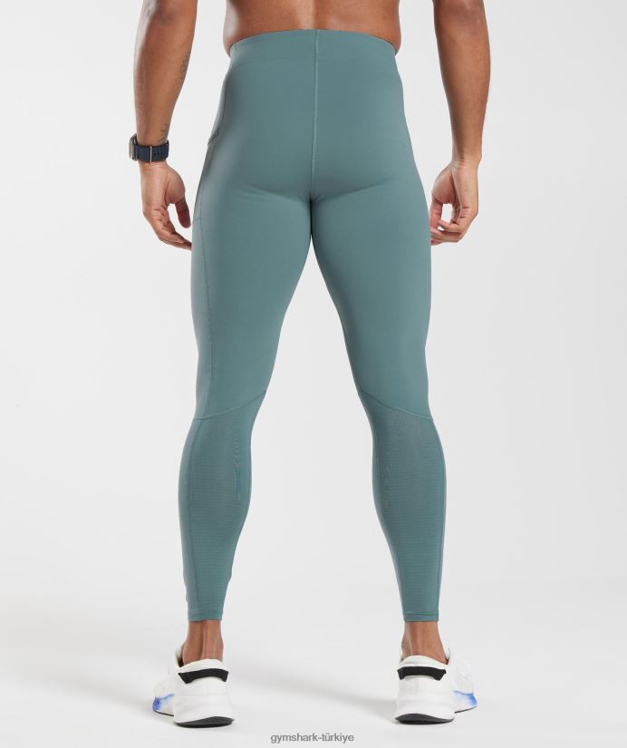 kontrol içlik taytları erkeklerGymshark Gök gürültüsü mavisi 02H0481033