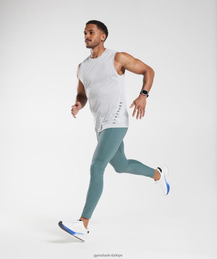 kontrol içlik taytları erkeklerGymshark Gök gürültüsü mavisi 02H0481033