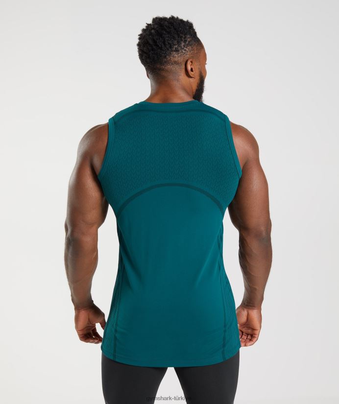 315 dikişsiz tank erkeklerGymshark kış deniz mavisi/siyah 02H048926