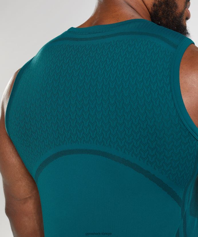 315 dikişsiz tank erkeklerGymshark kış deniz mavisi/siyah 02H048926