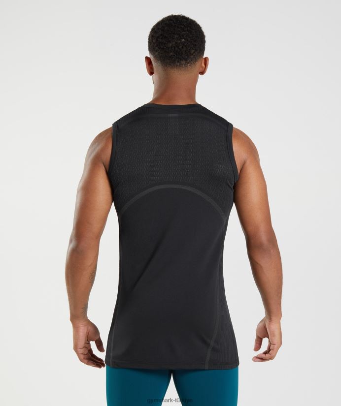 315 dikişsiz tank erkeklerGymshark siyah 02H048911