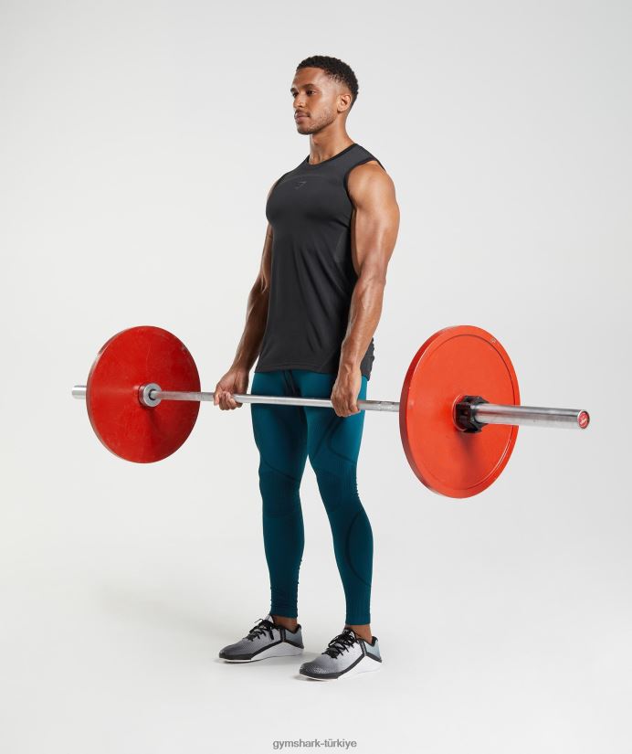 315 dikişsiz tank erkeklerGymshark siyah 02H048911