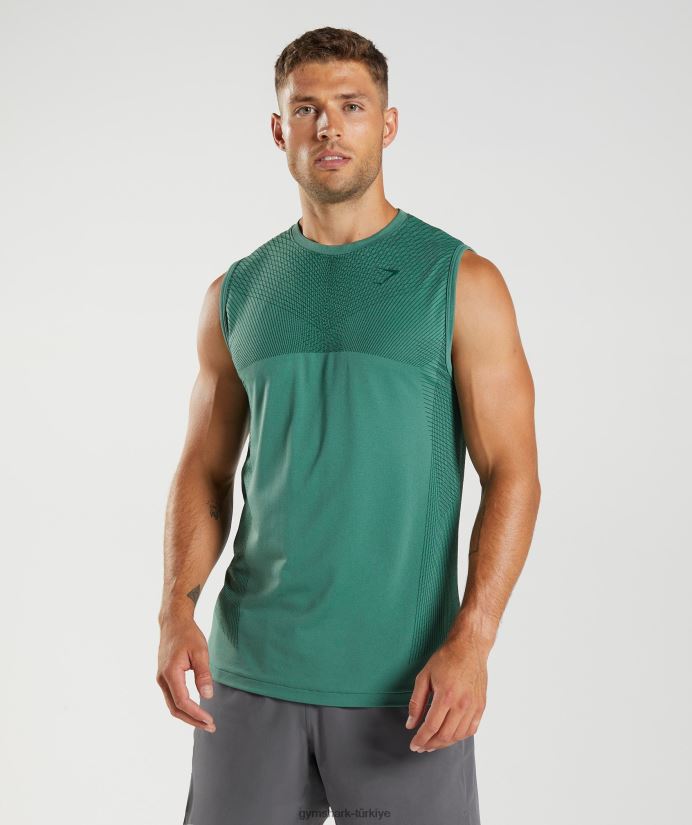 apeks dikişsiz tank erkeklerGymshark hoya yeşili/ormanlık yeşil 02H048910