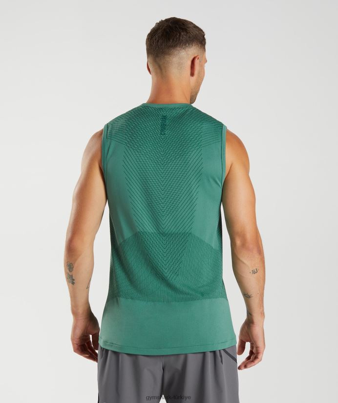 apeks dikişsiz tank erkeklerGymshark hoya yeşili/ormanlık yeşil 02H048910