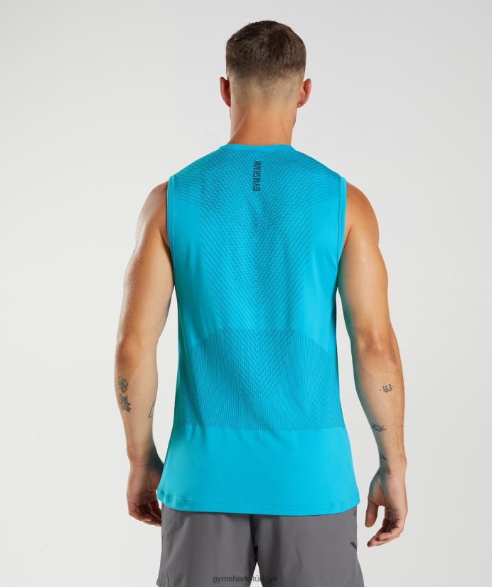 apeks dikişsiz tank erkeklerGymshark köpekbalığı mavisi/atlantik mavisi 02H048951