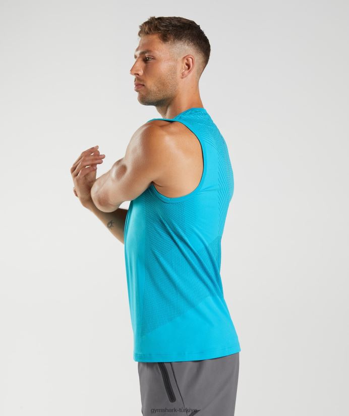 apeks dikişsiz tank erkeklerGymshark köpekbalığı mavisi/atlantik mavisi 02H048951