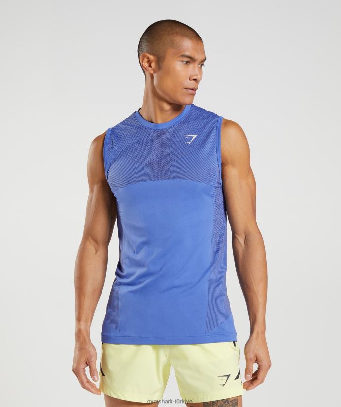 apeks dikişsiz tank erkeklerGymshark mahkeme mavisi/oniks grisi 02H048914