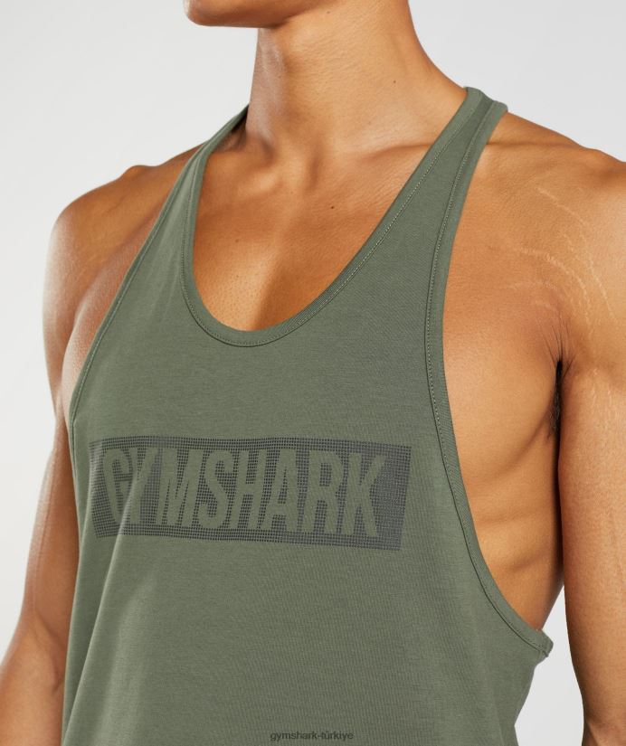 blok kirişi erkeklerGymshark çekirdek zeytin 02H0481014