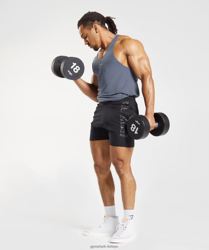 cesur kiriş erkeklerGymshark akşam mavisi 02H0481010