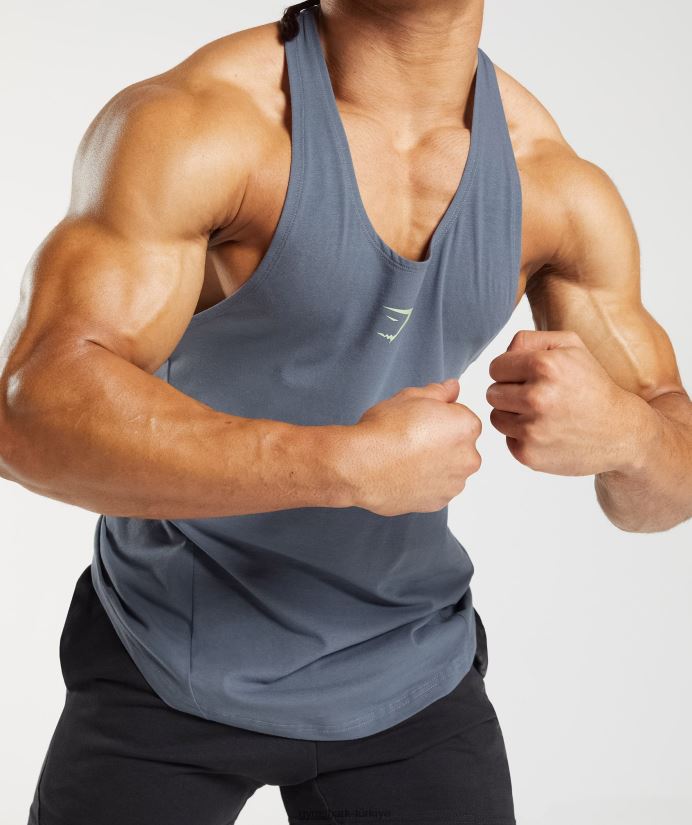 cesur kiriş erkeklerGymshark akşam mavisi 02H0481010