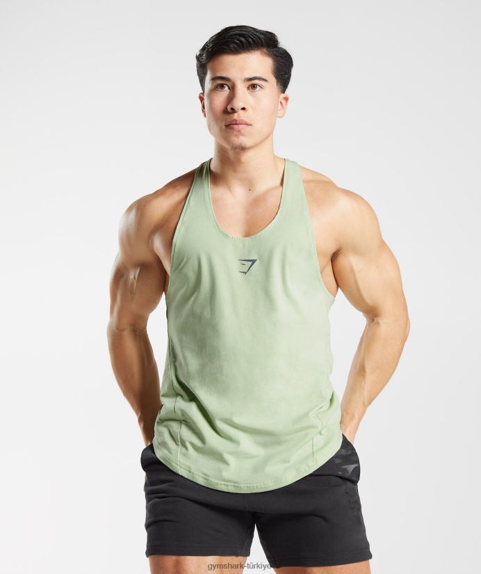 cesur kiriş erkeklerGymshark bitki örtüsü yeşil 02H0481013