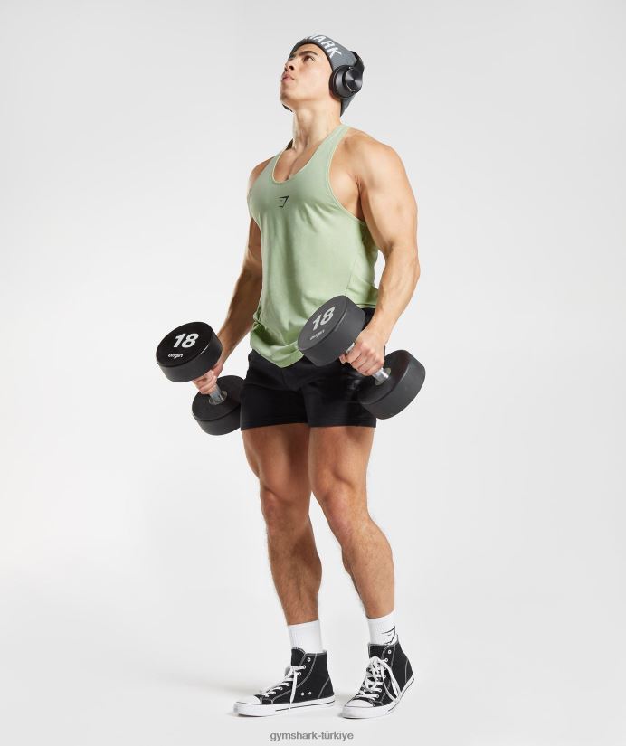 cesur kiriş erkeklerGymshark bitki örtüsü yeşil 02H0481013
