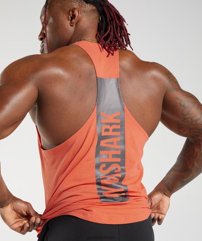 cesur kiriş erkeklerGymshark havacılık turuncu 02H0481018