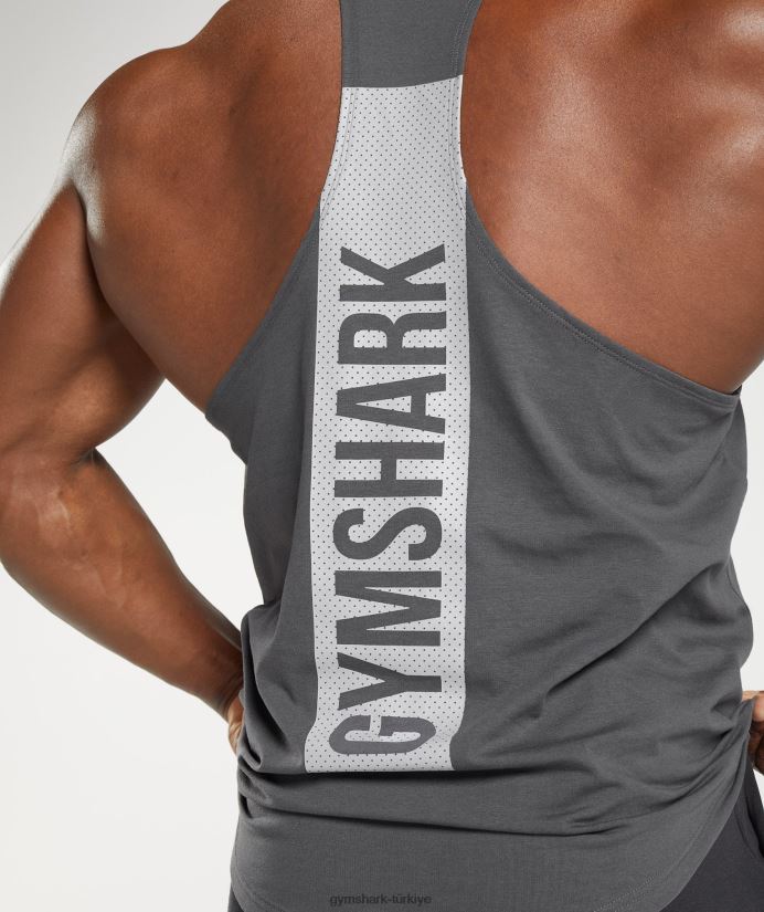 cesur kiriş erkeklerGymshark siluet gri 02H0481015