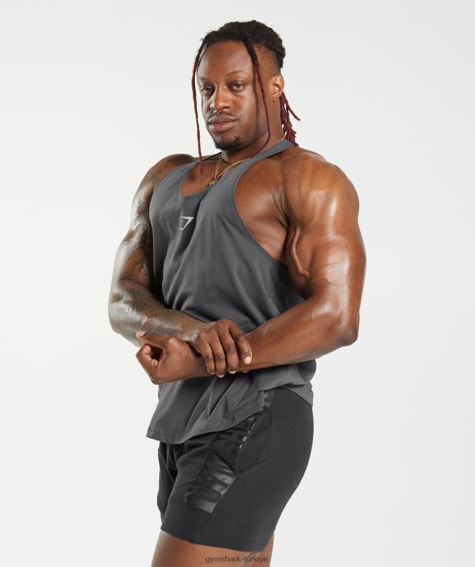 cesur kiriş erkeklerGymshark siluet gri 02H0481015