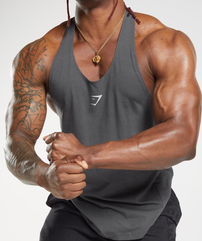 cesur kiriş erkeklerGymshark siluet gri 02H0481015