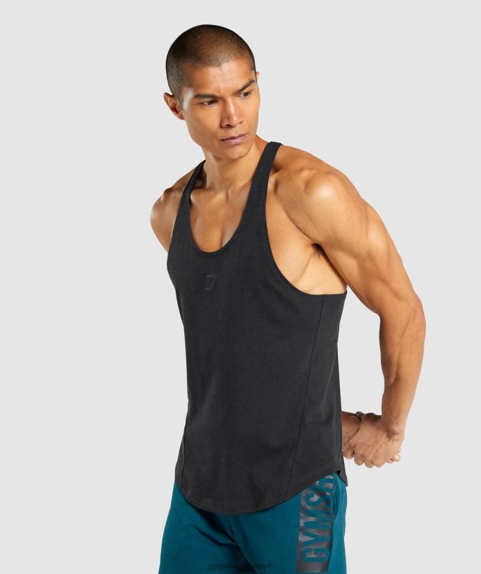 cesur kiriş erkeklerGymshark siyah 02H048979