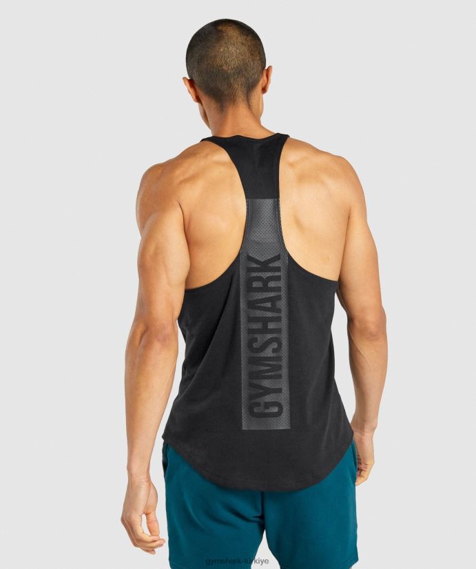 cesur kiriş erkeklerGymshark siyah 02H048979