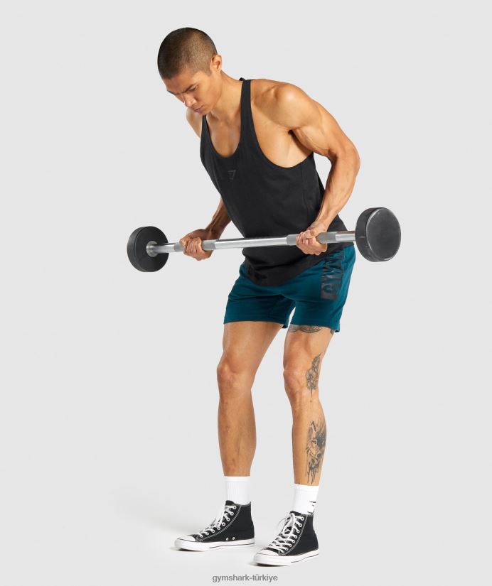cesur kiriş erkeklerGymshark siyah 02H048979
