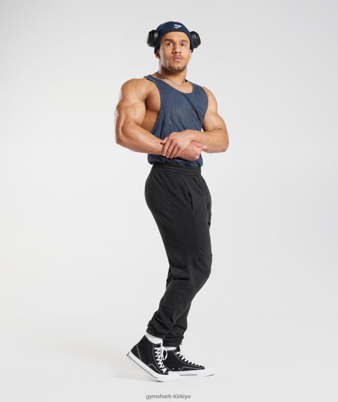 elektrikle yıkanmış kiriş erkeklerGymshark akşam mavisi 02H048983