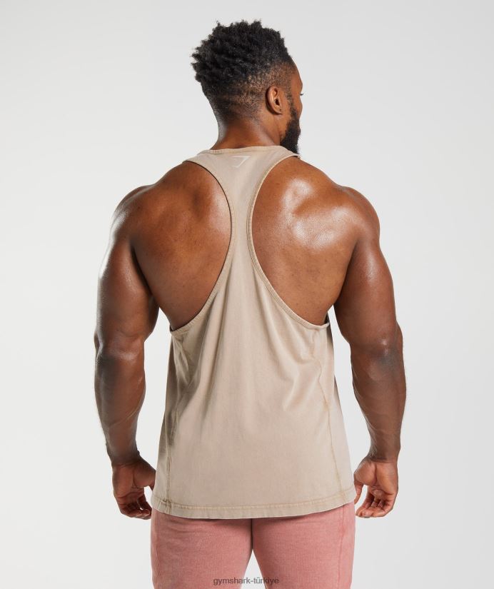 elektrikle yıkanmış kiriş erkeklerGymshark çimento kahverengi 02H0481009