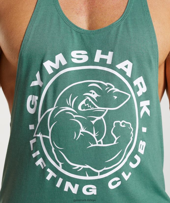 eski kiriş erkeklerGymshark Hoya yeşili 02H0481024