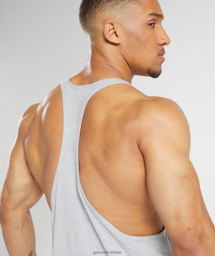 eski kiriş erkeklerGymshark açık gri çekirdekli marn 02H048999