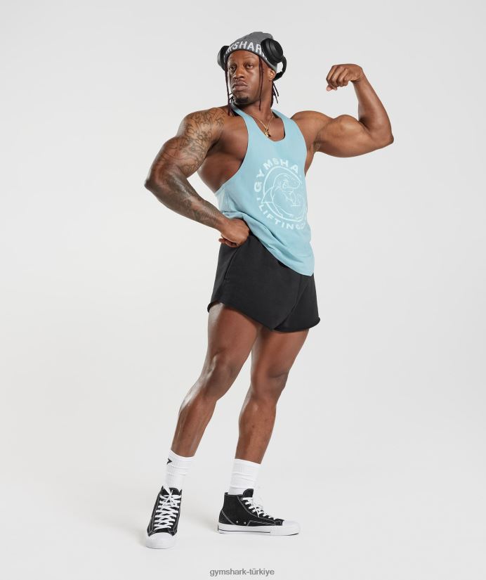 eski kiriş erkeklerGymshark buzdağı mavisi 02H0481021