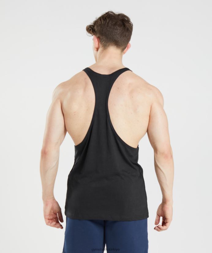 eski kiriş erkeklerGymshark siyah 02H0481005