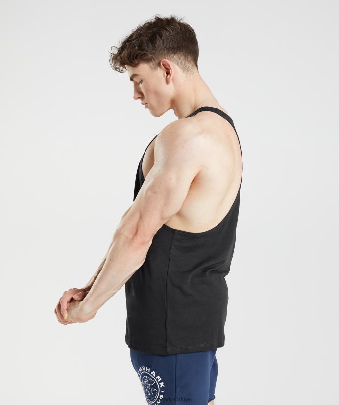 eski kiriş erkeklerGymshark siyah 02H0481005
