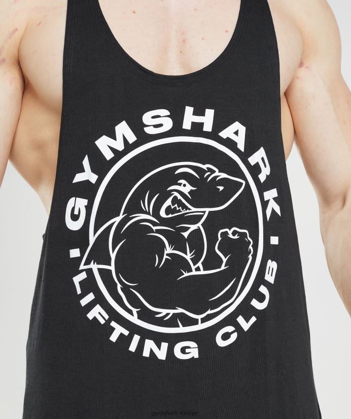 eski kiriş erkeklerGymshark siyah 02H0481005