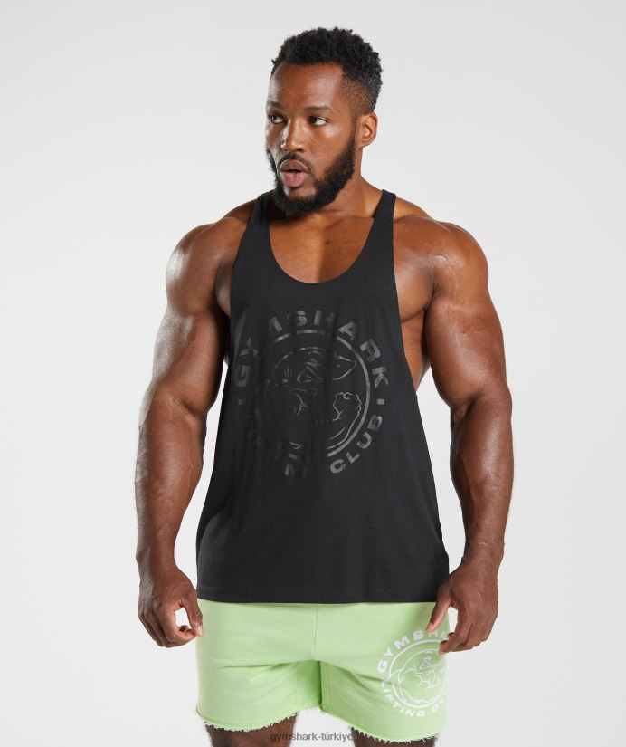 eski kiriş erkeklerGymshark siyah 02H0481008